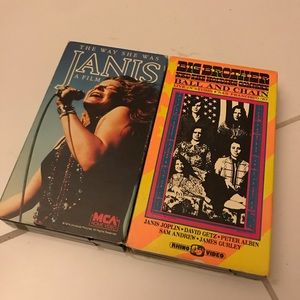 Janis Joplin VHS Tapes